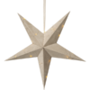 Velvet Adventsstjärna Beige