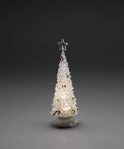 Godisgran akryl LED Batteri